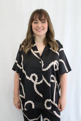 Dejcuba - Ornella Satin Shirt NWT