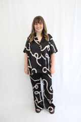 Dejcuba - Ornella Satin Pant NWT