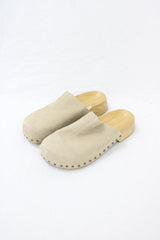 Zara - Suede Clogs