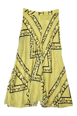 Ganni -Patterned Midi Skirt