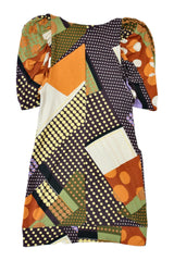 Annah Stretton - Spot Pattern Mini Dress