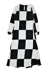 Leila + Luca - Colour Block Pleat Dress