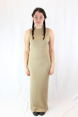 Subtitled - Open Back Knit Maxi Dress