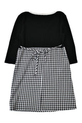 Unif - Gingham Contrast Mini Dress