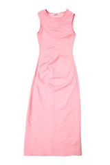 Wynn Hamlyn - Pink Gather Maxi Dress