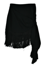 Cinq a Sept - Fringed Wrap Skirt