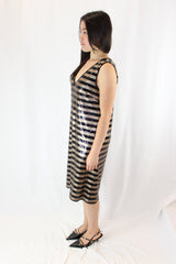 Sylvester - Sequin Striped Midi Dress