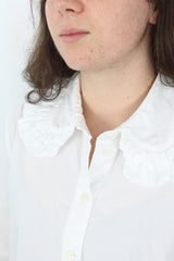 Kowtow - Ruffle Collared Top