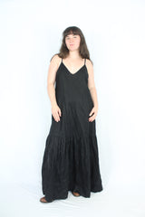 Blak Love - Tiered Linen Dress