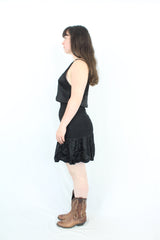 Blak Luxe - Satin Shirred Dress