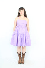 Among The Brave - Cosmos Lilac Poplin Dress