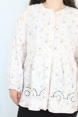 Damson Madder - Floral Broderie Top