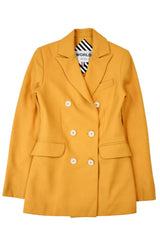 WORLD - Double Breasted Yellow Blazer