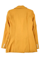 WORLD - Double Breasted Yellow Blazer