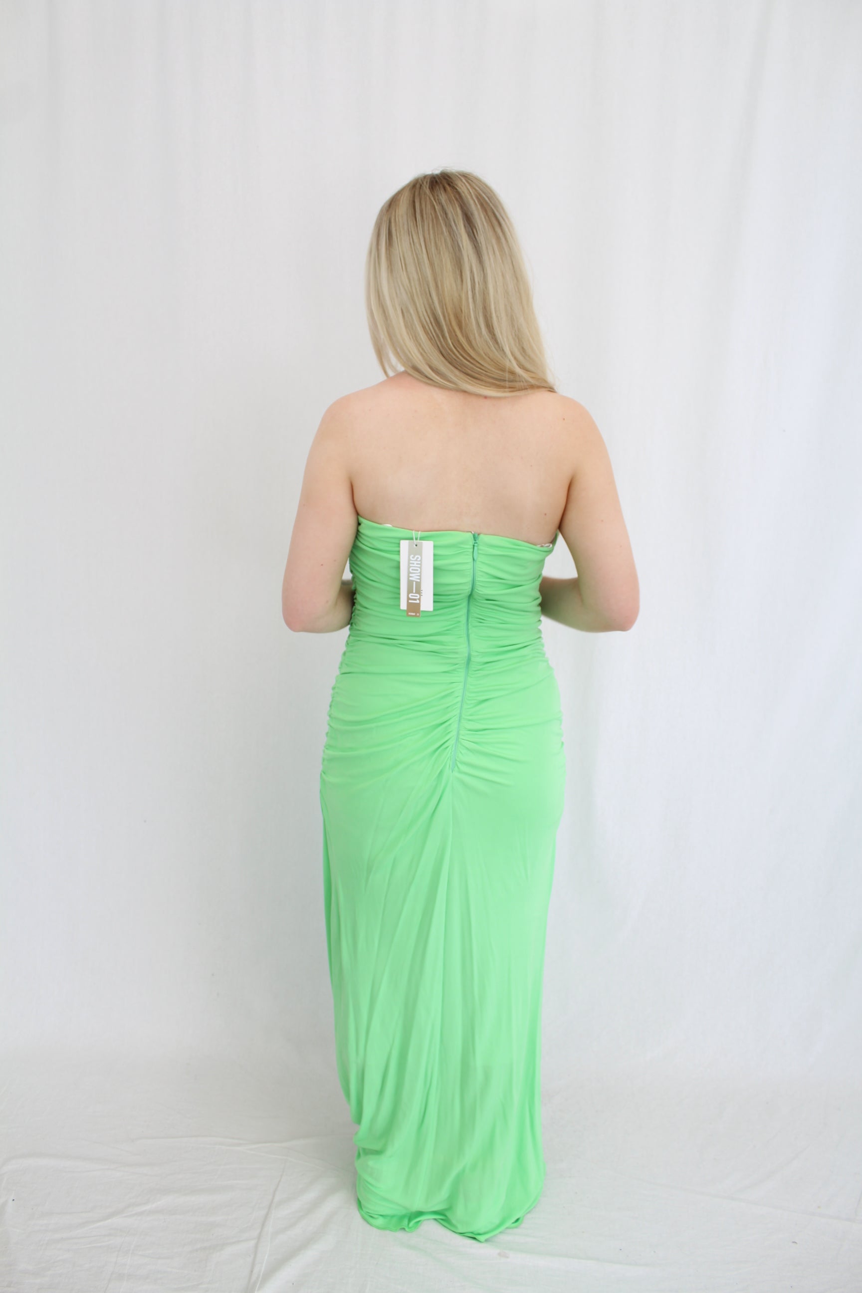 Cue - Ruched Maxi Dress NWT