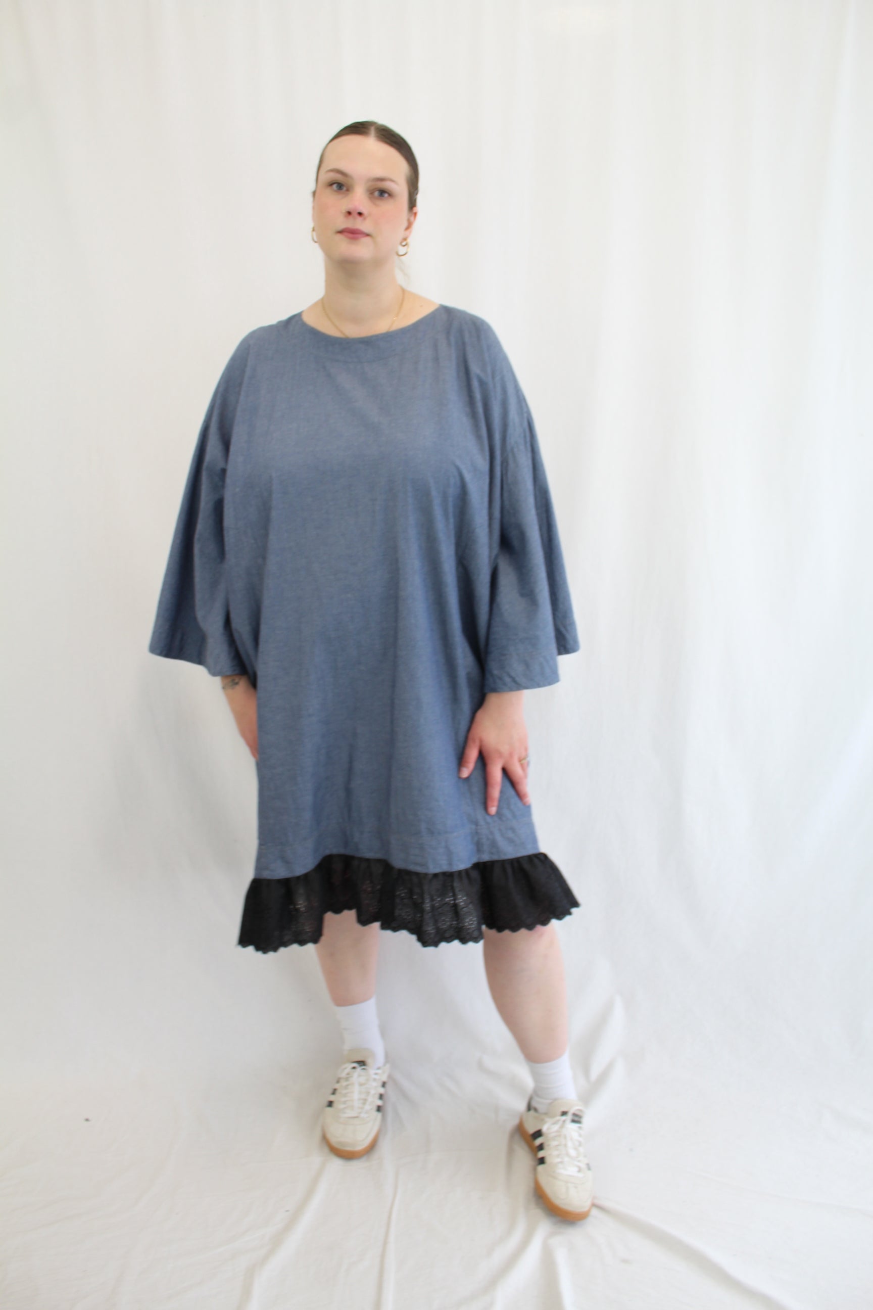 Jimmy D - Broderie Hem Dress