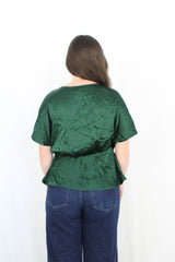 Max - Satin Draped Top