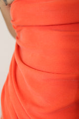 Pairs Georgia - Strapless Draped Midi Dress