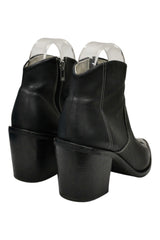Sergio Rossi - Pointed Croc Ankle Boots