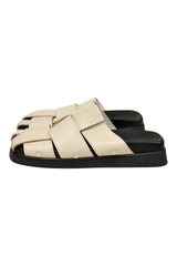 Alohas - Woven Leather Slides