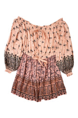Spell - Off-Shoulder Boho Mini Dress