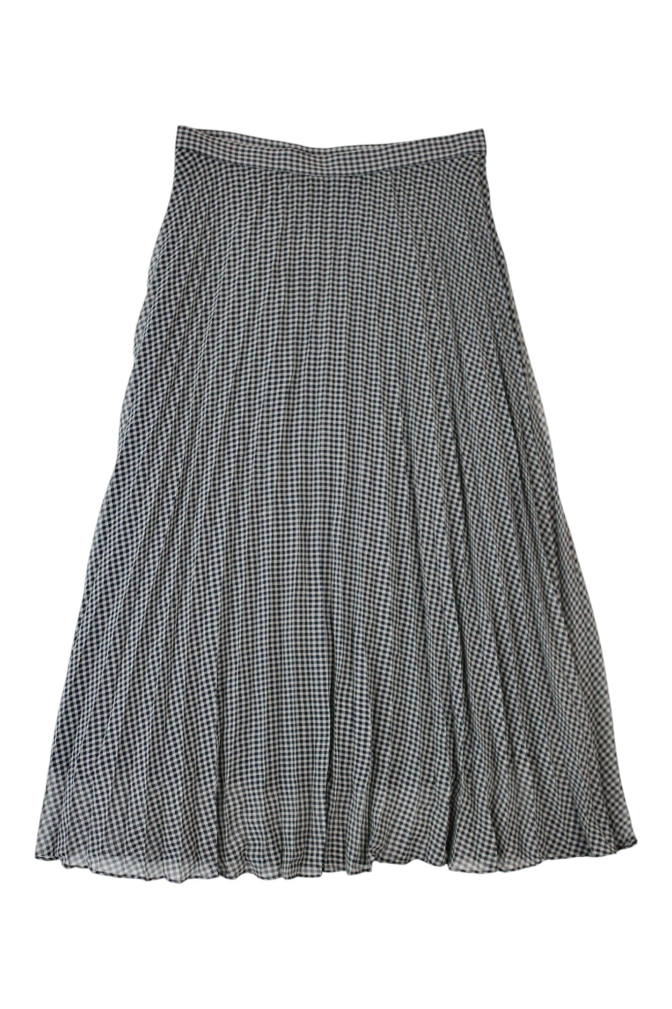 Sportscraft - Gingham Chiffon Midi Skirt