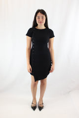 Arthur - Asymmetric Button Dress