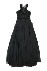 Layered Chiffon Evening Gown