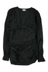 Lovers + Friends - Taffeta Gather Mini Dress