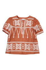 Zoe Kratzmann - Embroidered Smock Top