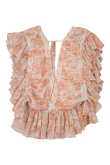 Tularosa - Floral Pleat Top