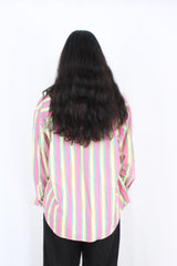 Djerf Avenue x Frankies Bikinis - Striped Shirt