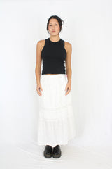 Anthem - Broderie Lace Midi Skirt