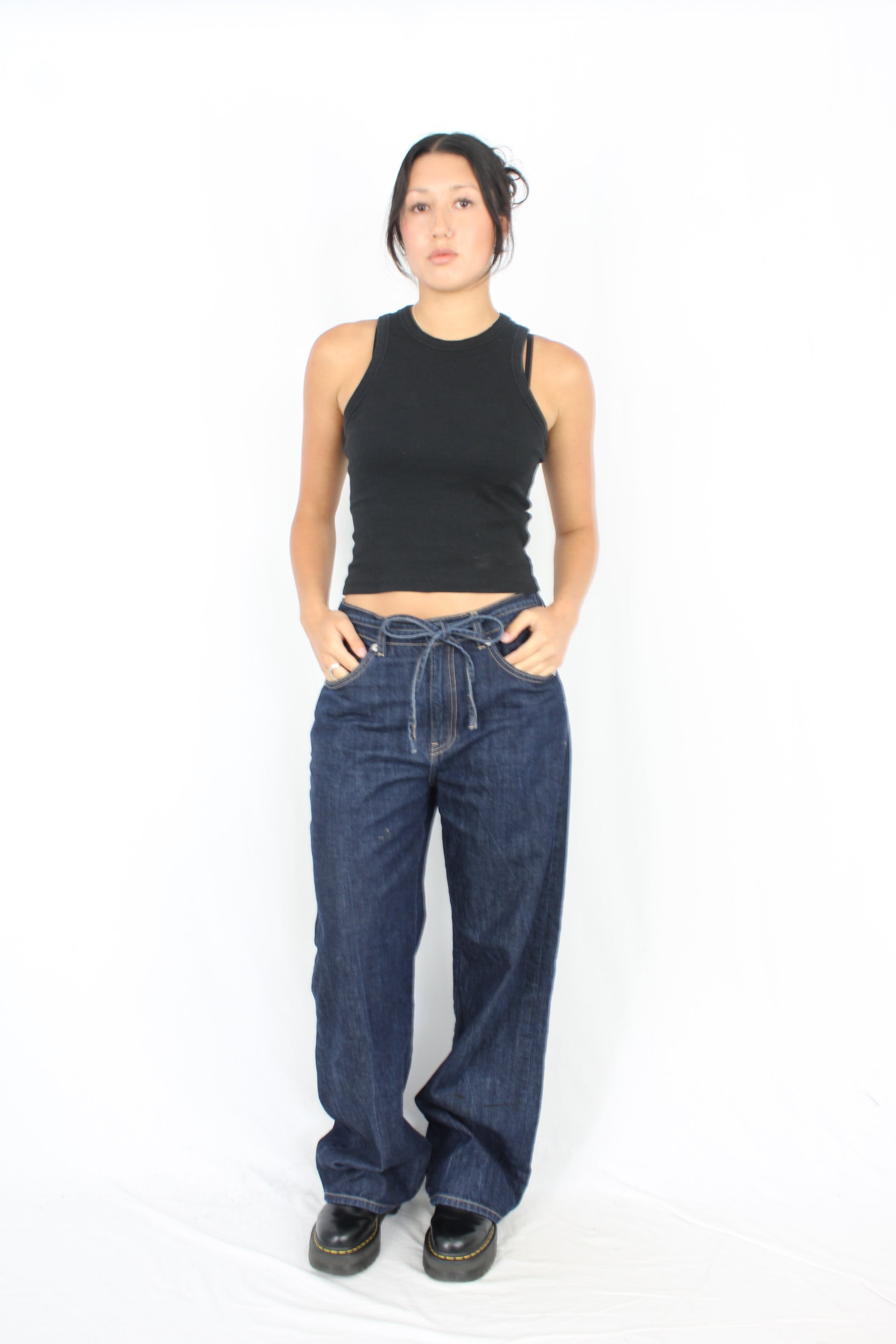 Zara - Tie Waist Jeans