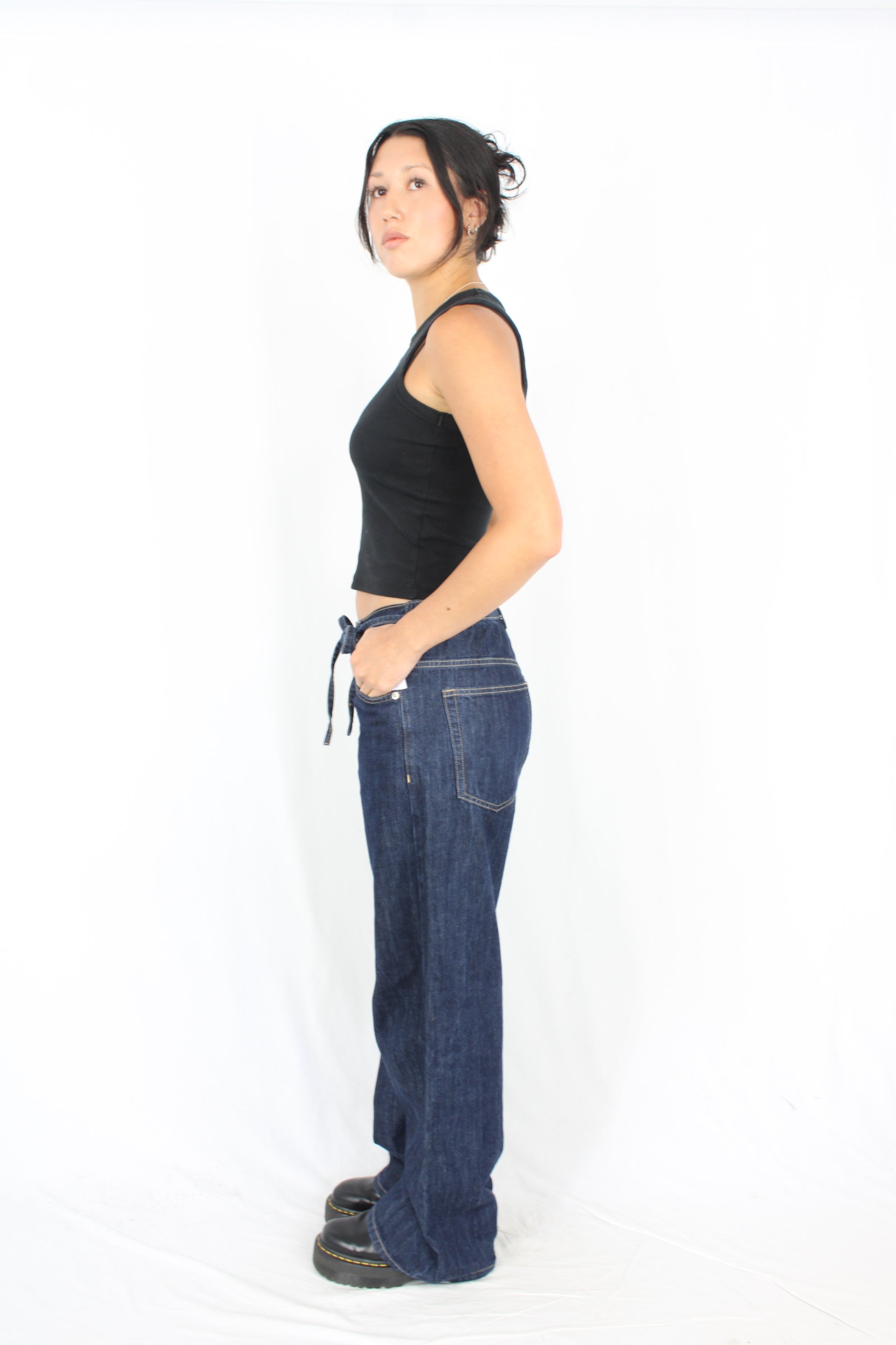 Zara - Tie Waist Jeans