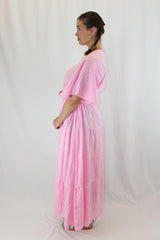 Eb & Ive - Tiered Wrap Maxi Dress