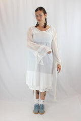 Mild Red - Metallic Knit Dress