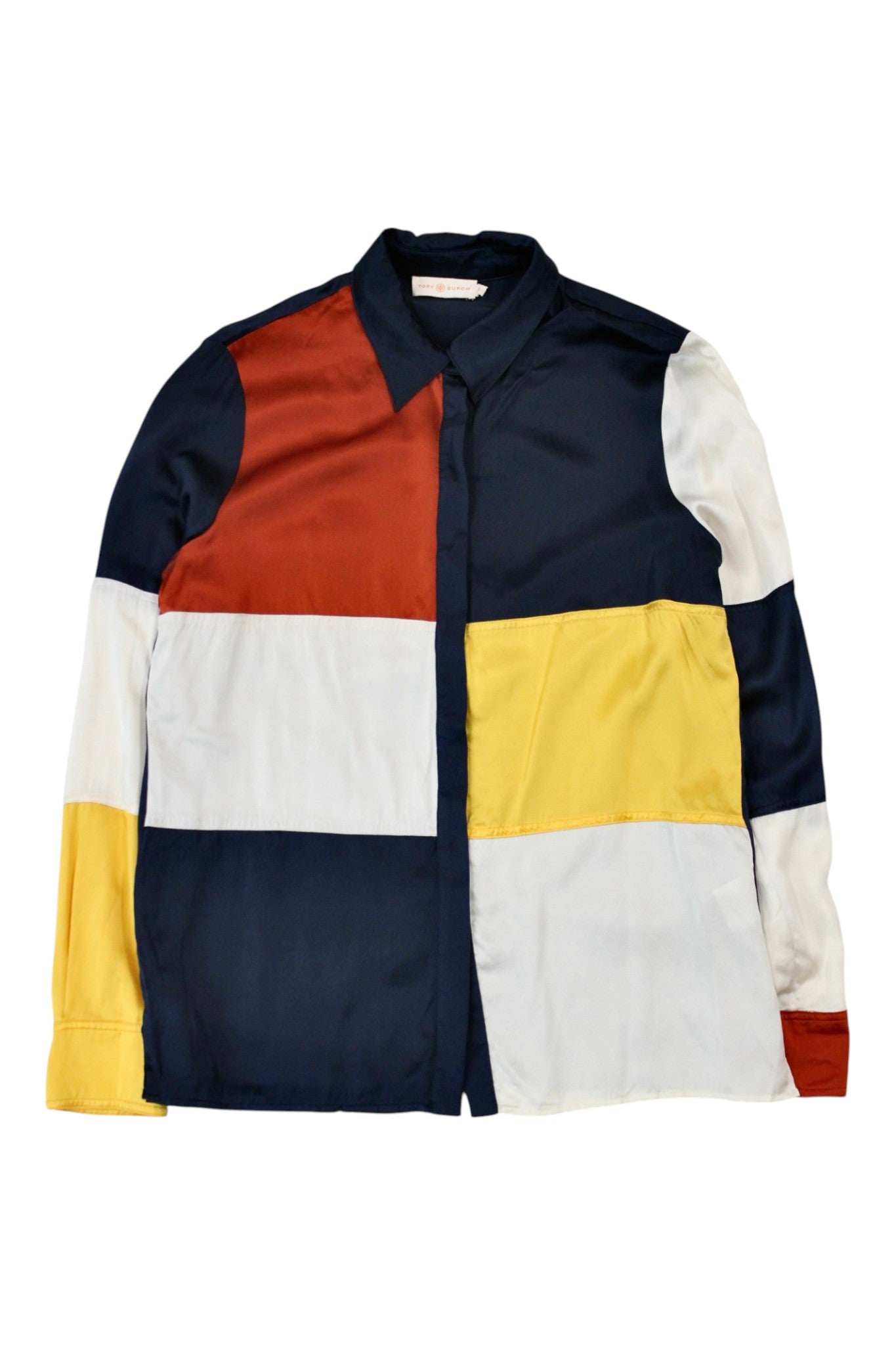 Tory Burch - Colour Block Silk Shirt
