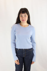 Among The Brave - Crew Neck Rib Knit Top