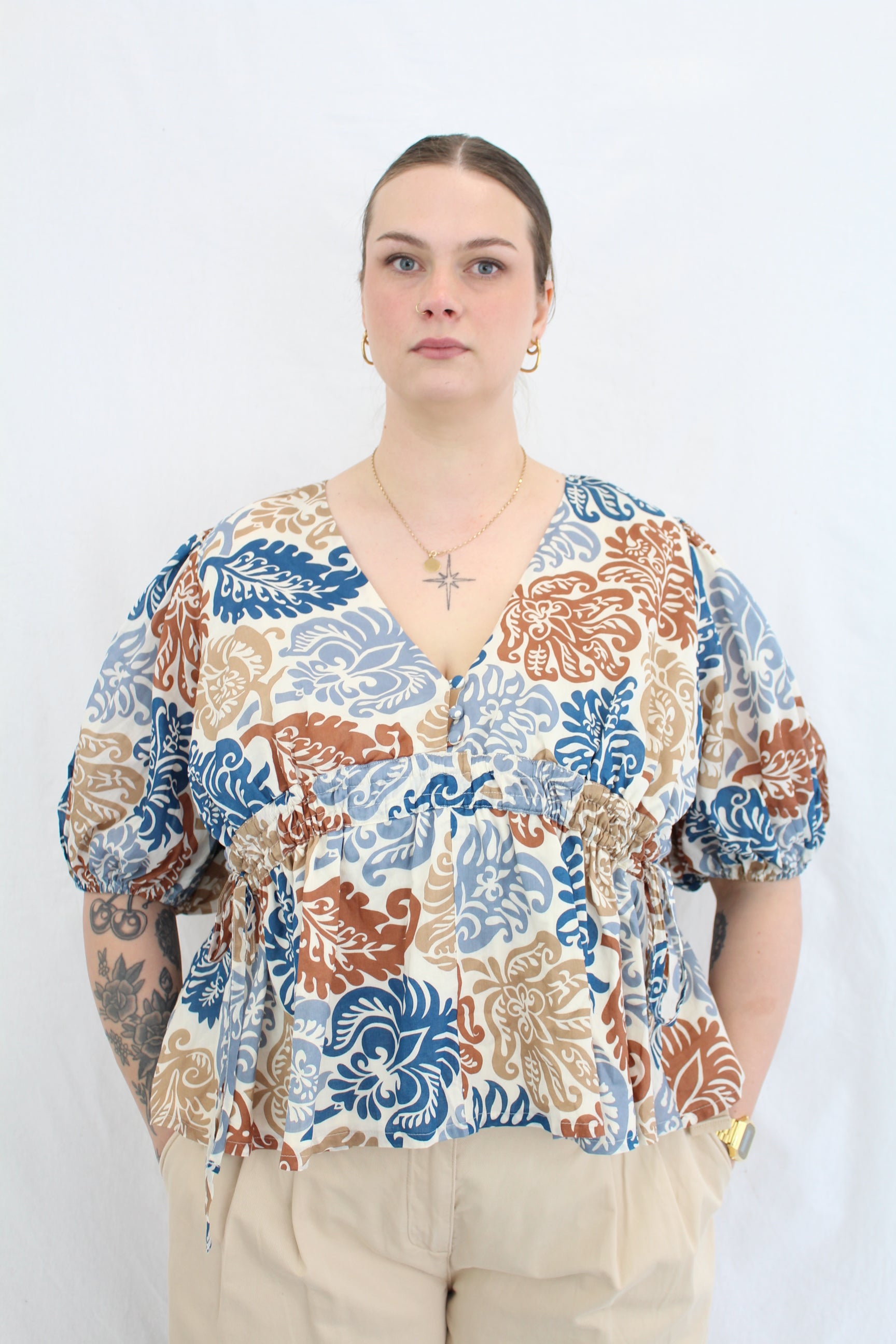 Karen Walker - Lakeside Organic Cotton Top NWT