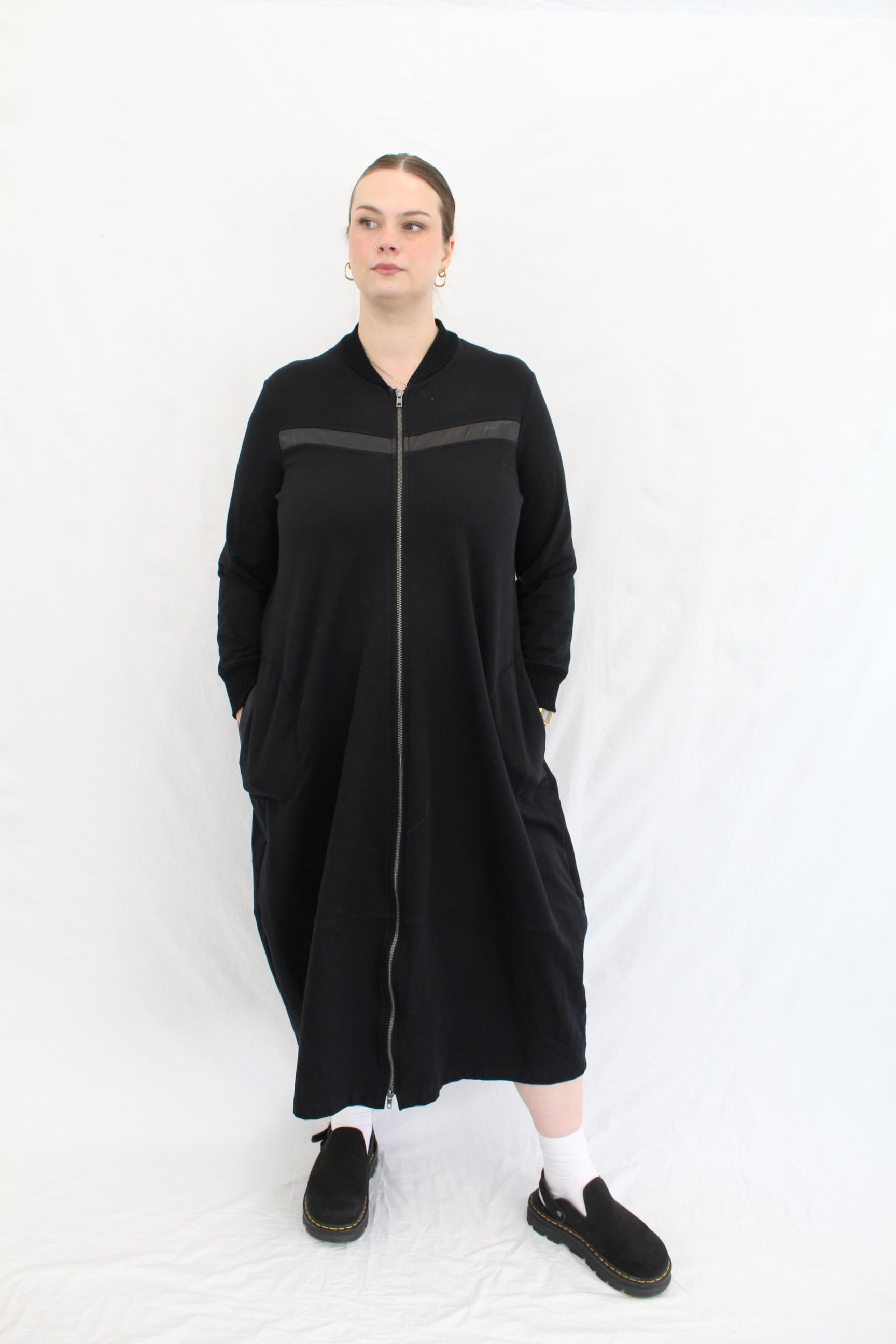 Sabatini - Leather Trim Coat