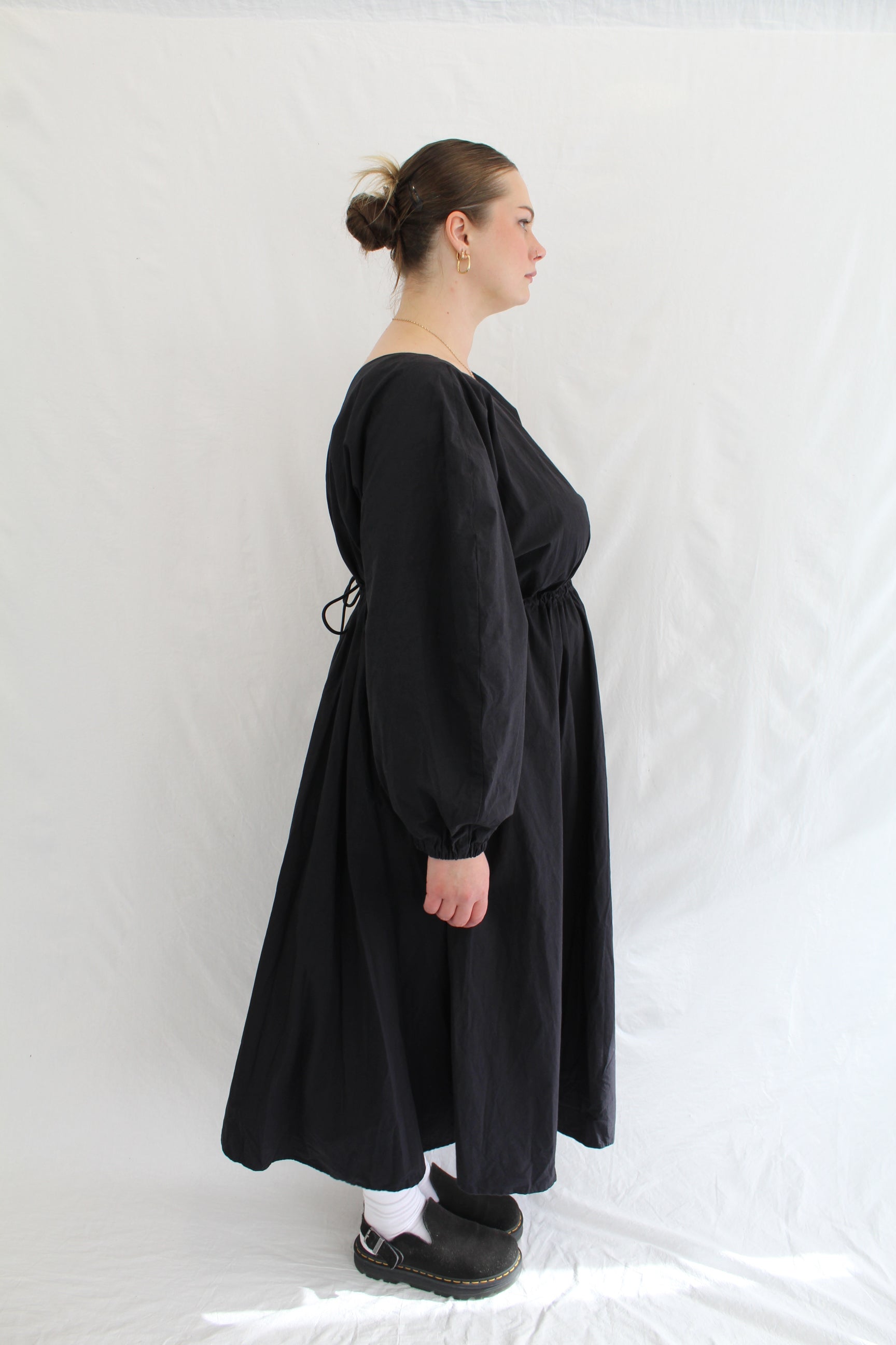 Gregory - Cotton Drawstring Maxi Dress