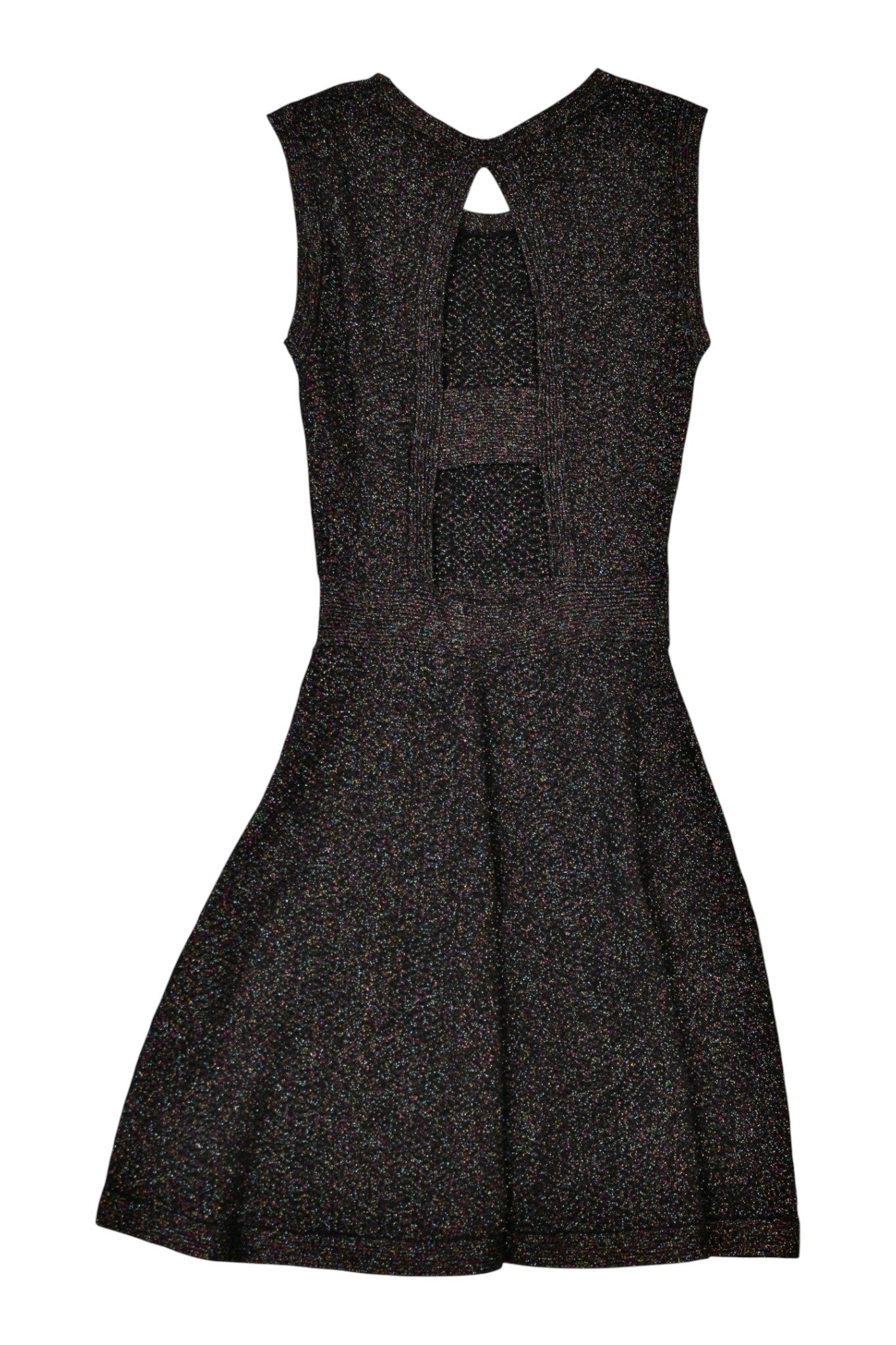 Sandro - Metallic Knit Mini Dress