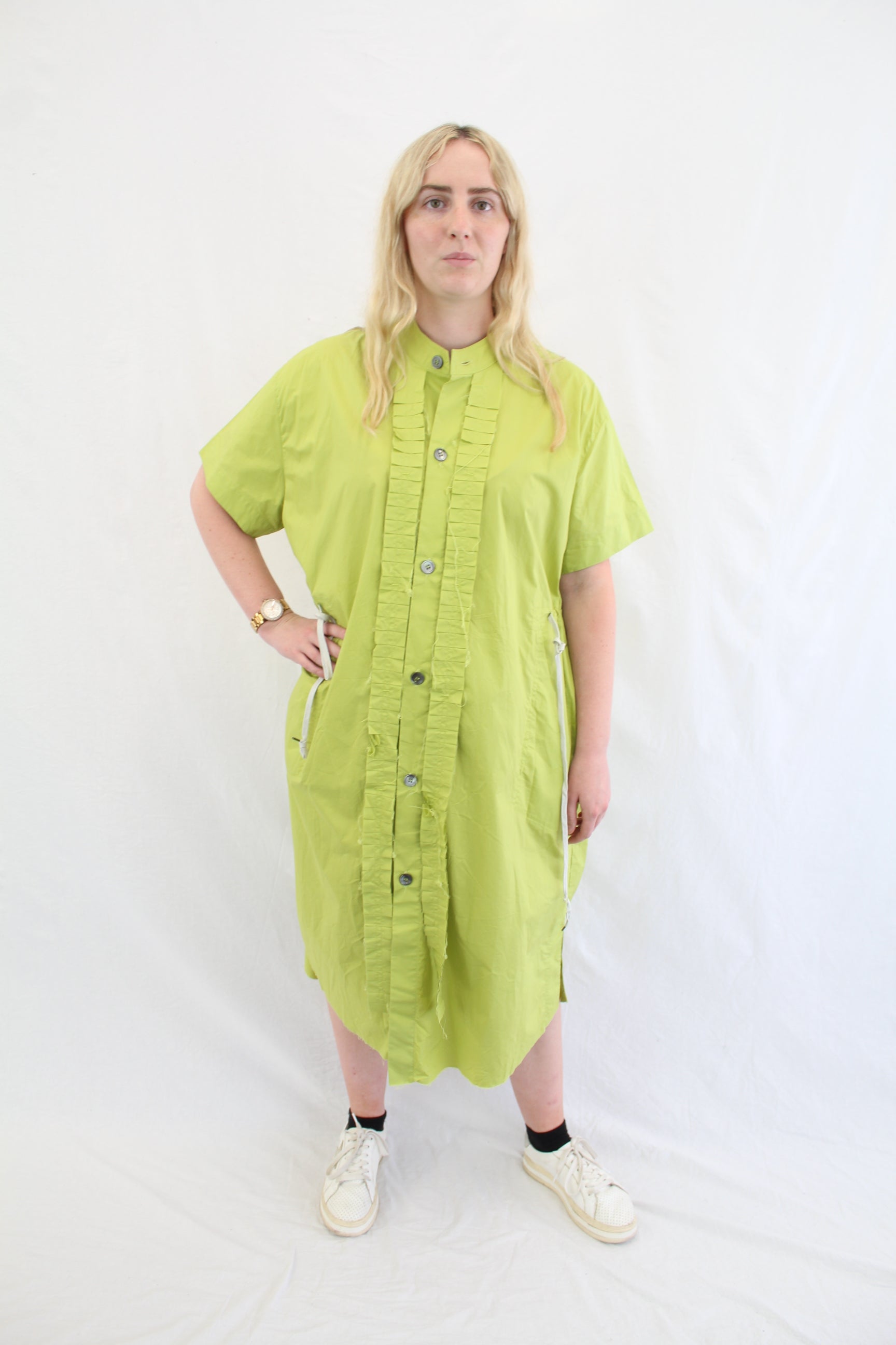 Nom D - Pleated Front Midi Dress