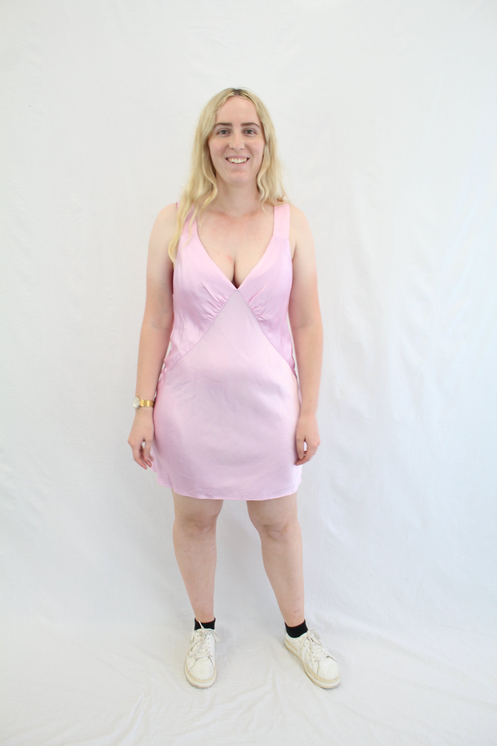 Shona Joy - Plunged Slip Dress NWT