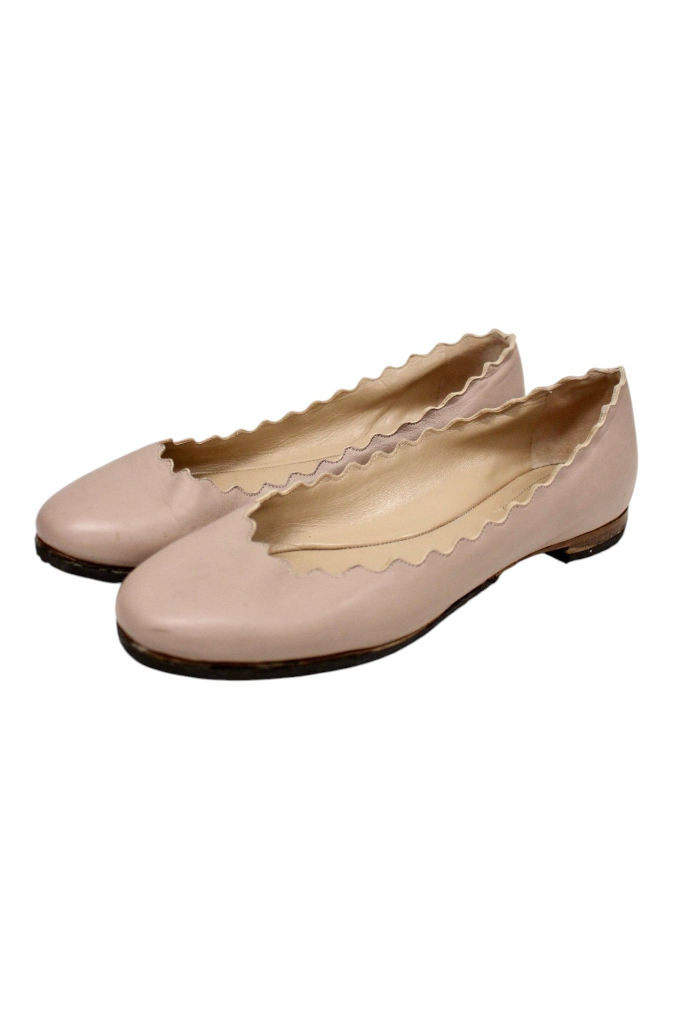 Chloe - Scallop Ballet Flats