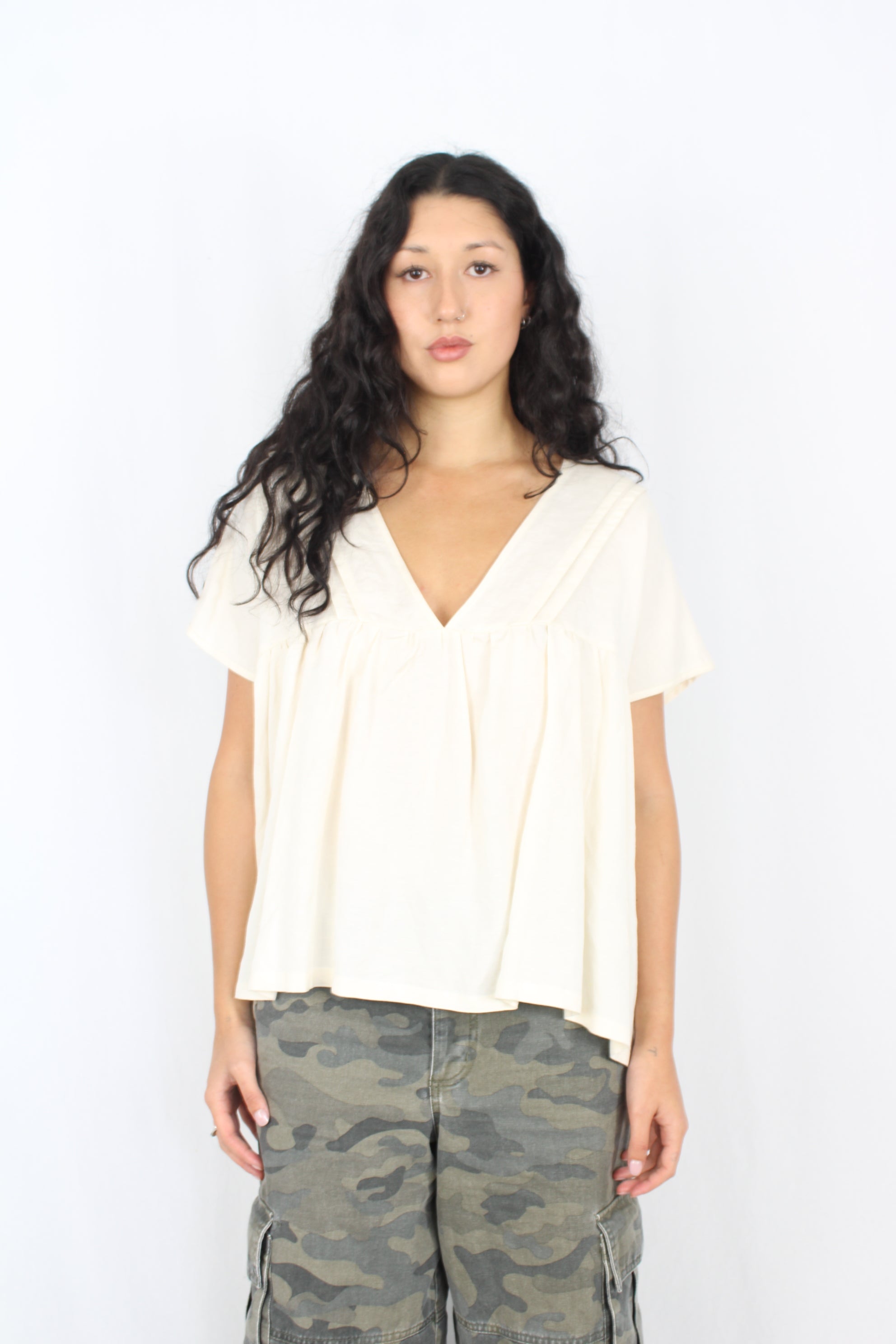 Thing Thing - Linen Smock Top