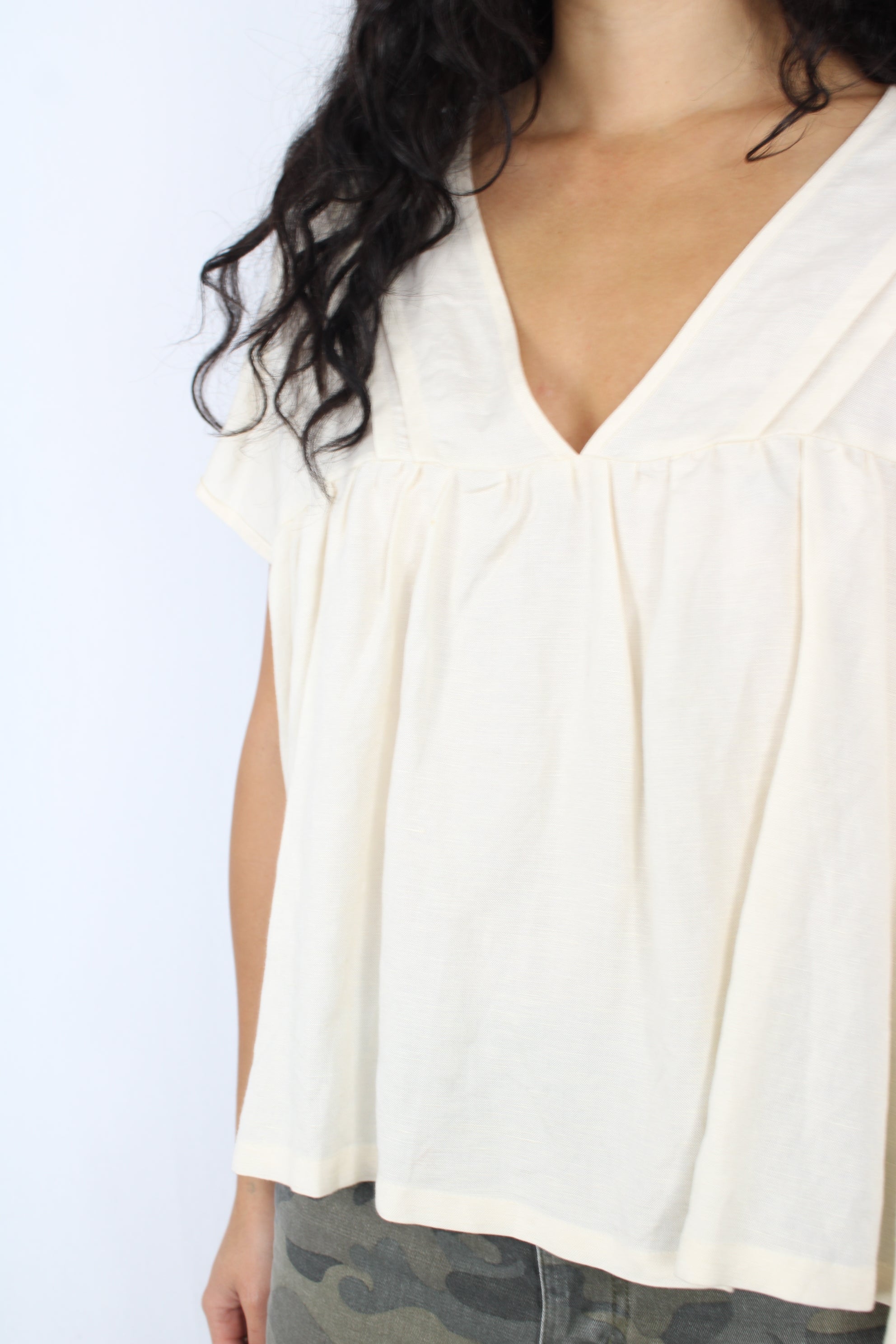 Thing Thing - Linen Smock Top