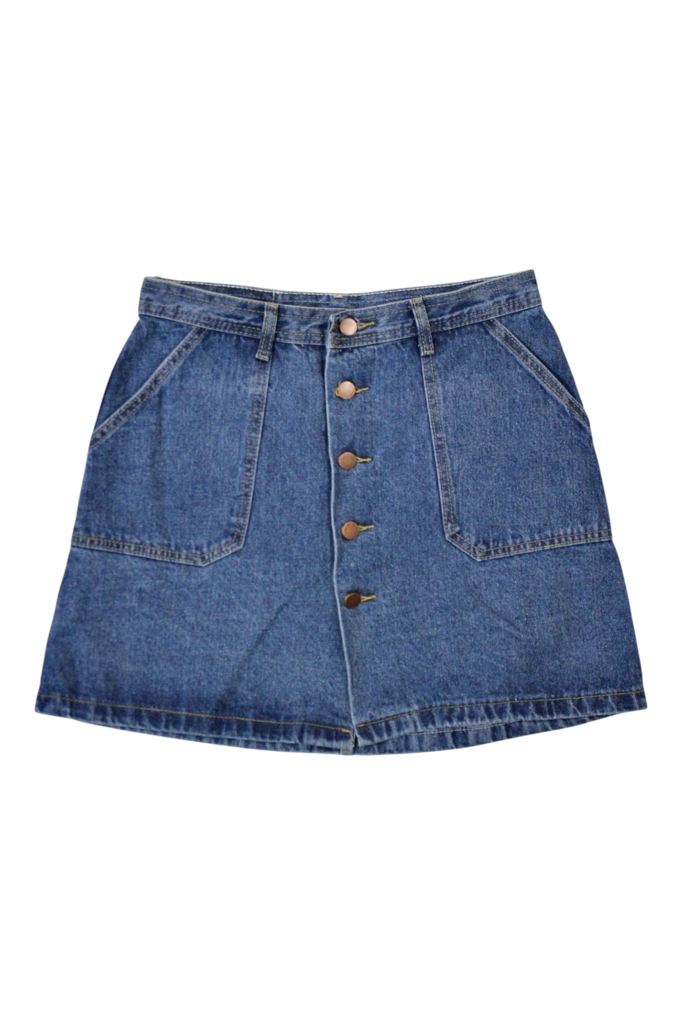 A-line Denim Mini Skirt
