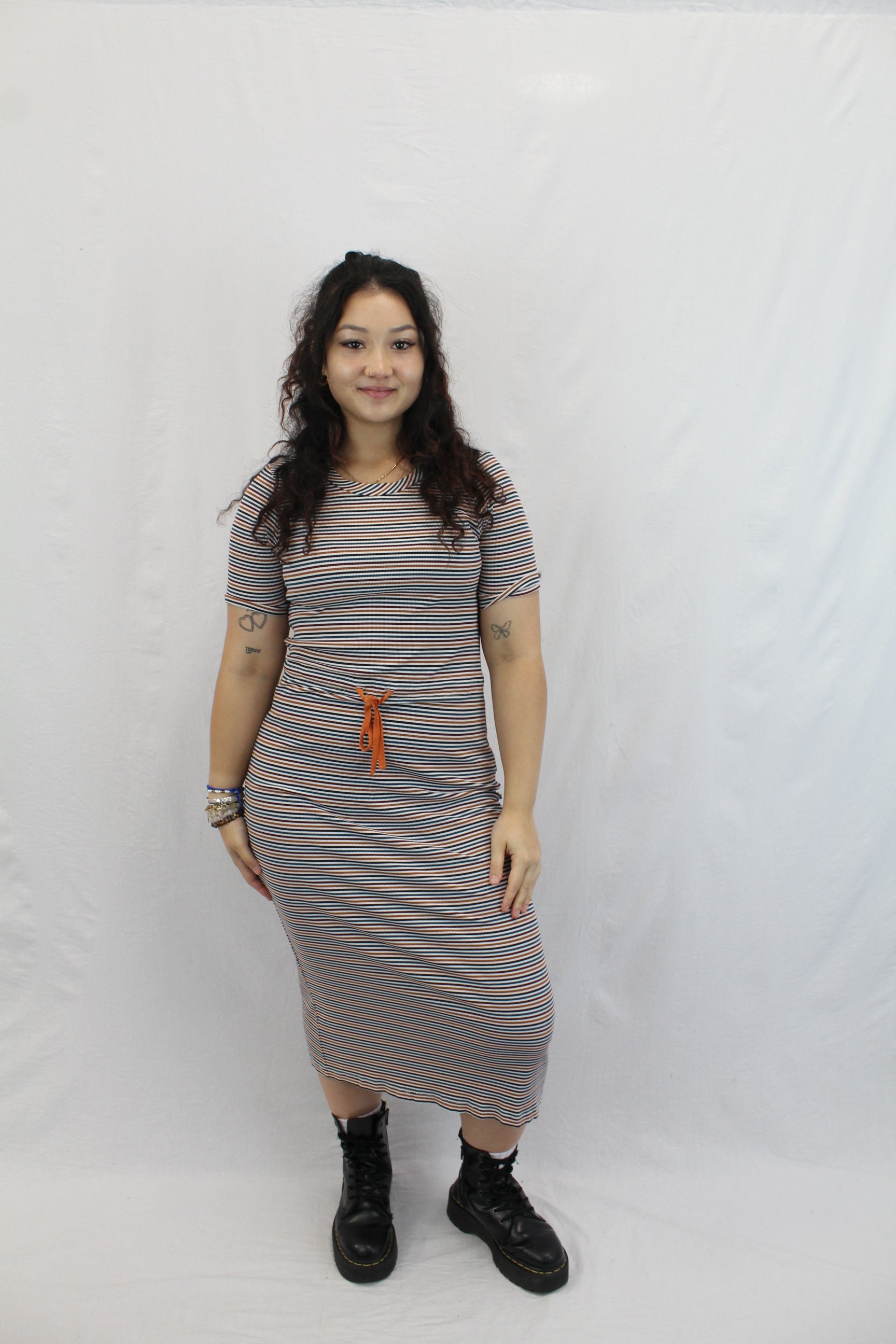 Ruby - Striped Tee Dress